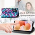 thumbnail image 3 of Compatible With Xiaomi Mi 12t Case Colorful Wallet Card Slot Pu Leather Kickstand Magnetic Rfid Blocking Cover, 3 of 3