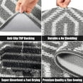 thumbnail image 4 of Indoor Doormat 32"x 40", Absorbent Front Back Door Mat Floor Mats, Rubber Backing Non Slip Door Mats Inside Mud Dirt Trapper Entrance Door Rug Carpet, Machine Washable Low Profile-Grey Time Cloister, 4 of 8