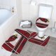 thumbnail image 3 of Juego de alfombras de baño de 3 piezas del equipo Cardinals Alfombra antideslizante para baño de 31,5 x 20 pulgadas, 3 of 7