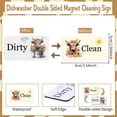 thumbnail image 2 of Dishwasher Magnet Clean Dirty Sign - Highland Cow Dish Washer Magnets Flower Floral Clean Dirty Magnet for Dishwasher Cute Farm Animals Double Sided Flip Sign Indicator for Kitchen Decor, 2 of 6