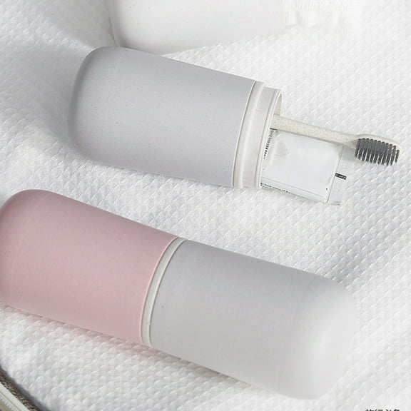 FRCOLOR  Toothbrush Mouthwash Cup Cases and Paste Portable Holder Travel Toothpaste