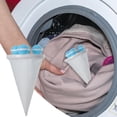 thumbnail image 2 of Floating Hair Filter Net Remover New Cotton Wool Collector For Washing Machine Cleaning Reusable Washing Machine Hair Filter Cleaning Net Bag Pet Dog Cat Laundry Hair Remover, 2 of 8