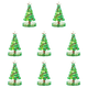 thumbnail image 1 of 8uds. Árbol de Navidad mágico en crecimiento, novedad educativa, adorno de escritorio DIY (verde), 1 of 2