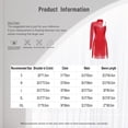 thumbnail image 3 of HULIJA Women's Lyrical Dance Dress One Shoulder Asymmetrical Fringed Dress Orange XXL, 3 of 3
