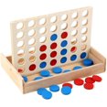 thumbnail image 1 of Board Game "Four In A Row On A Journey", "Four Wins" As A Travel Version In A Wooden Box, 1 of 6
