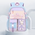 thumbnail image 2 of gcong Lightweight Ergonomic School Bookbag For Stylish Daily Use Travel Backpack With Adorable Bunny Design Blue, 2 of 7