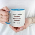 thumbnail image 3 of CafePress - World's Greatest Secretary Mug - 11 oz Ceramic Mug - Novelty Coffee Tea Cup, 3 of 3
