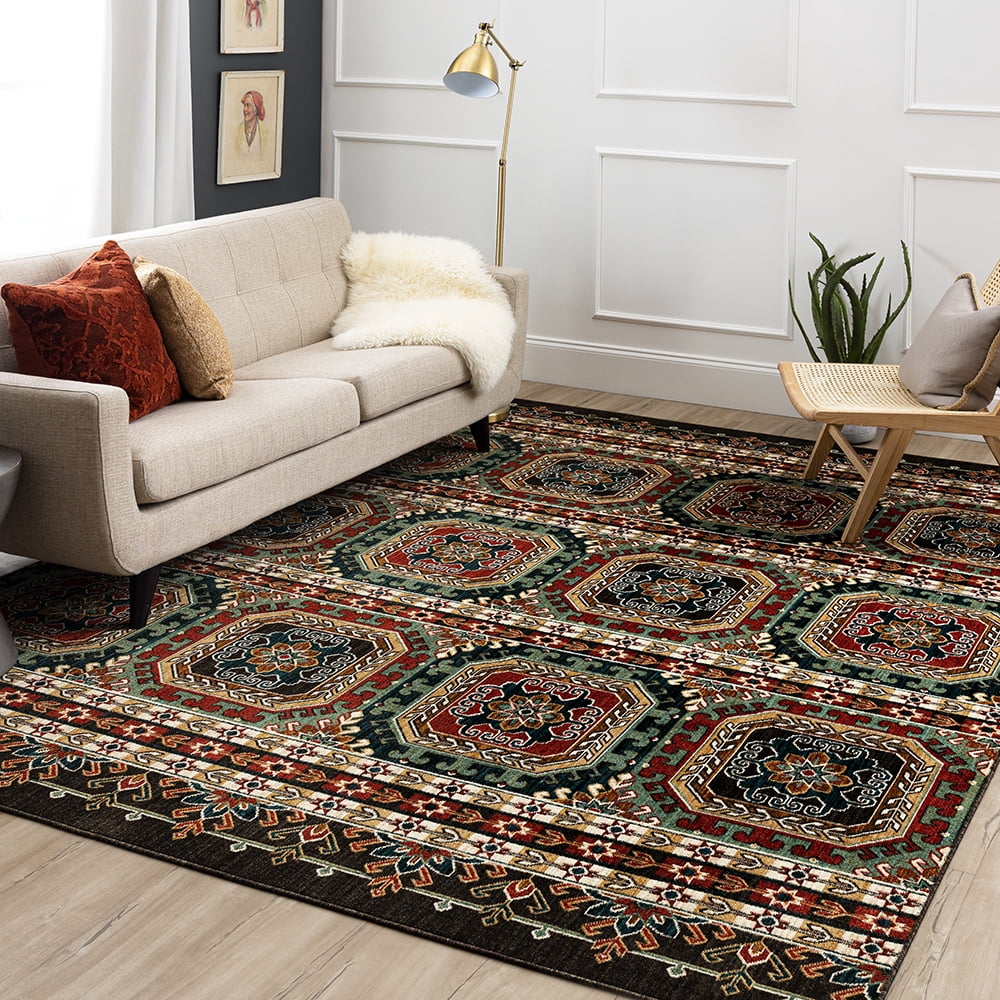 Mohawk Home Oakland Woven Indoor Area Rug, Blue, 6' x 9'