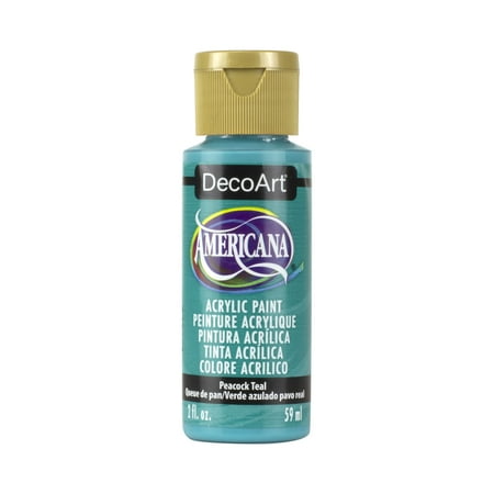 UPC: 0766218083753 | DecoArt Americana Acrylic Color 2 oz. Peacock Teal