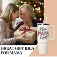 thumbnail image 5 of Mothers Day Birthday Gifts from Daughter,Gifts for Mom,40 oz Mama Tumbler with Handle Lid and Straw, Best Mama Ever Vacuum Insulated Travel Coffee Mug CupTumbler, 5 of 6