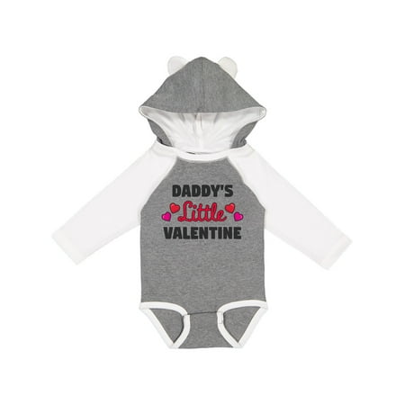 

Inktastic Daddys Little Valentine Gift Baby Boy or Baby Girl Long Sleeve Bodysuit