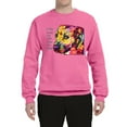 thumbnail image 2 of Wild Bobby Dean Russo A Dog Wags Its Tail With Its Heart Gratitude Pitbull Dog Lover Unisex Crewneck Graphic Sweatshirt, Neon Pink, X-Large, 2 of 5