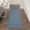 Blue, variant on Nourison Reversible Indoor Outdoor 2'2" x 8' Natural Modern Rug