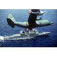 thumbnail image 1 of 24"x36" Gallery Poster, DC-130H Hercules drone control USS CHOSIN (CG-65). 1991, 1 of 1