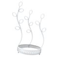thumbnail image 2 of Expositor de joyas en forma de torre, moderno expositor de pulseras, estante de mesa para el cabello Blanco, 2 of 8