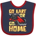 thumbnail image 3 of Inktastic Go Kart Funny Go Karting Boys or Girls Baby Bib, 3 of 4