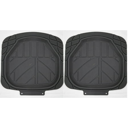 Universal Fit All Vehicle Floor Mats W Extra Deep Dish Wells Tac
