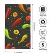 thumbnail image 4 of Disketp Chili2 Print Bathroom Towels,Cotton Towel,Soft Towels For Kitchen And Bath, 4 of 9