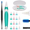 thumbnail image 1 of Earwax Removal Soft Silicone Earwax Cleaning Tool Earwax Cleaner Tool For Earwax Removal Grip 16 Replacement Tips Adult and Children Can Safely Remove Earwax, 1 of 7