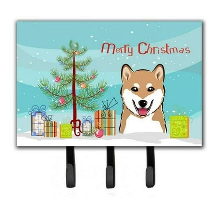 Christmas Tree & Shiba Inu Leash or Key Holder