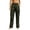 Army Green, variant on cocolona Womens Solid Color Casual Tactical Pants Elastic Waist Straight Outdoor Hiking Cargo Pants with Pockets