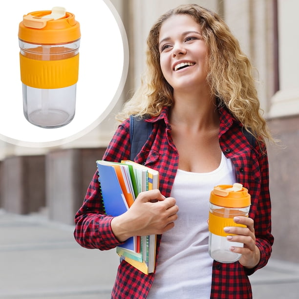 pstuiky Bonita taza portátil con pajita para coche de gran valor de doble uso color macarrón ideal como regalo para estudiantes.