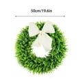 thumbnail image 3 of Boxwood Wreath for Front Door Year Round Indoor and Outdoor Hanging Greenery Arrangement with Lifelike and Full Dense Shape, 3 of 6