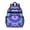 Purple Blue Tie, variant on Rainbow Tie Dye Wave Pattern Backpack for School,Cute School Bag,Schoolbag with Adjustable Shoulder Straps & Padded Back,15.25"x11.5"x5.25"
