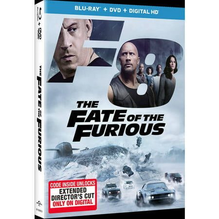 The Fate of the Furious (Blu-ray + DVD + Digital (Fast And Furious Best Scenes)