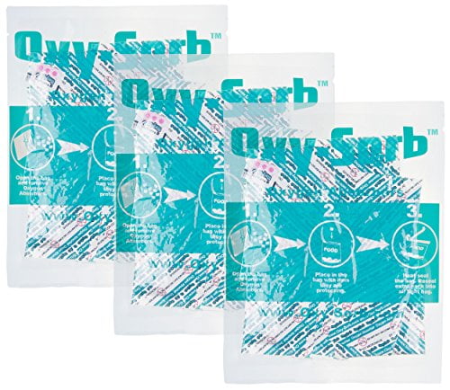 300cc Oxy-Sorb 60 Pack Oxygen Absorber Survival Food & Rations Emergency Storage 