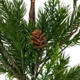 thumbnail image 5 of Northlight Real Touch™️ Cypress and Pinecone Artificial Christmas Garland - 6' x 8" - Unlit, 5 of 9