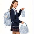 thumbnail image 3 of DAKIMOE School Backpack 3 Sets Corduroy Backpack for Teen Laptop Backpack for Women Middle High School Bookbag Travel Daypack, 3 of 7