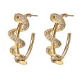 thumbnail image 2 of XWSHYW Pendientes Pendientes de Personalidad Pendientes de Circon con Temperamento para Mujer Pendientes de Mujer, 2 of 2