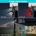 thumbnail image 5 of 4K 8MP HD Wifi PTZ Camera Outdoor 4MP Dual Lens Dual Screen AI Auto Tracking IP Camera CCTV Audio Video Surveillance P2P iCSee, 5 of 6