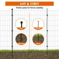 thumbnail image 4 of 10/15  Pack Decorative Garden Fence,No Dig Animal Barrier Border,Rustproof Metal Wire Panel Fence for Outdoor,Yard, Patio, 4 of 8