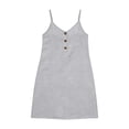 thumbnail image 4 of Luvrsol Summer Dresses for Women Elegant Maxi Dress Sleeveless Solid Color Flowy Party Wedding Guest Gown, S-3XL, 4 of 8