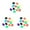 Multicolour 3PCS, variant on CY5O5ee 12PCS Key Cap Covers Random Color Key Head Protectors Soft Flexible Key Cap Cover Tags for Standard Regular Thin Flat Keys
