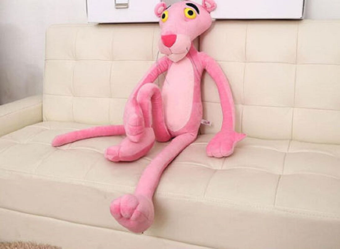 Cuddly Animal Pink Panther Plush Toys Animated Stuffed Soft Toy Kid Gifts Dolls 