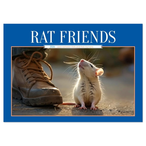 Rat Friends (Monthly Wall Calendar 2026 11.7 x 16.5 (open)), CALVENDO 14 Month Calendar