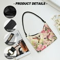 thumbnail image 6 of Kuiaobaty Hummingbird Print Underarm Sling Bag for Women Cherry Blossom Print Hobo Purse Tote with Adjustable Strap Large Capacity Leather Shoulder Purse for Travel, 6 of 7