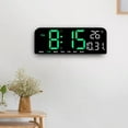 thumbnail image 6 of LED Digital Clock With Memory Backup, Large Numbers, Adjustable Brightness, Ideal For Bedroom  Office, 6 of 6