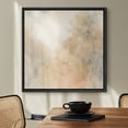 thumbnail image 3 of Framed Canvas Print Abstract Modern Wall Art Neutral Minimalist Decorative for Living Room Bedroom - 16"x16" BLACK, 3 of 8