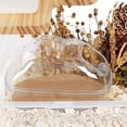 thumbnail image 2 of Contenedor de baño de arena para hámster, inodoro grande para hámster con juego de pala, accesorios de busto a prueba de polvo para animales pequeños (transparente, mediano) JAMW Sencillez, 2 of 5