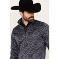 thumbnail image 2 of Cinch Men's Blue Aztec Half Zip Sweater Pullover MWK1558004, 2 of 4
