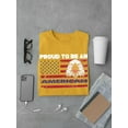 thumbnail image 3 of Eagle Proud To Be An American T-Shirt Men -Image by Shutterstock, Male x-Large, 3 of 4
