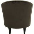 thumbnail image 2 of Mainstays Microfiber Tub Accent Chair, Chocolate Brown, 2 of 6