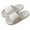 White, variant on Slippers for Men & Women,Open Toe Hollow - Hole Design Flats Bathrooms Footwear Green
