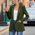 thumbnail image 4 of Zpanxa Trench Coat Women Winter Coats Double Breasted Long Trench Coat Windproof Classic Lapel Slim Overcoat with Belt, Winter Jackets for Women Green 3XL, 4 of 8