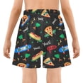 thumbnail image 5 of joogoo Pizza on Skateboard Boys Swim Trunks Beach Swimsuit Shorts Boxer 4T, 5 of 8