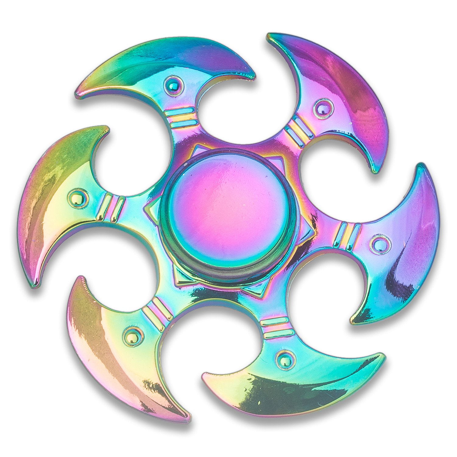 Metal Rainbow Fidget Spinner, Spinner Ninja